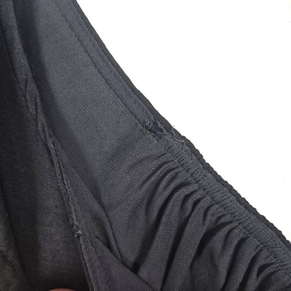 FREE PEOPLE Black Walk This Way Button Up Bell Sleeve Blouse Top Size: X-Small - Picture 4 of 7